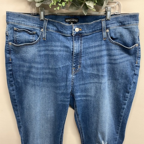 J. Crew Mercantile Skinny Jeans Raw Hem Style D401813 Size 35 - Picture 2 of 15